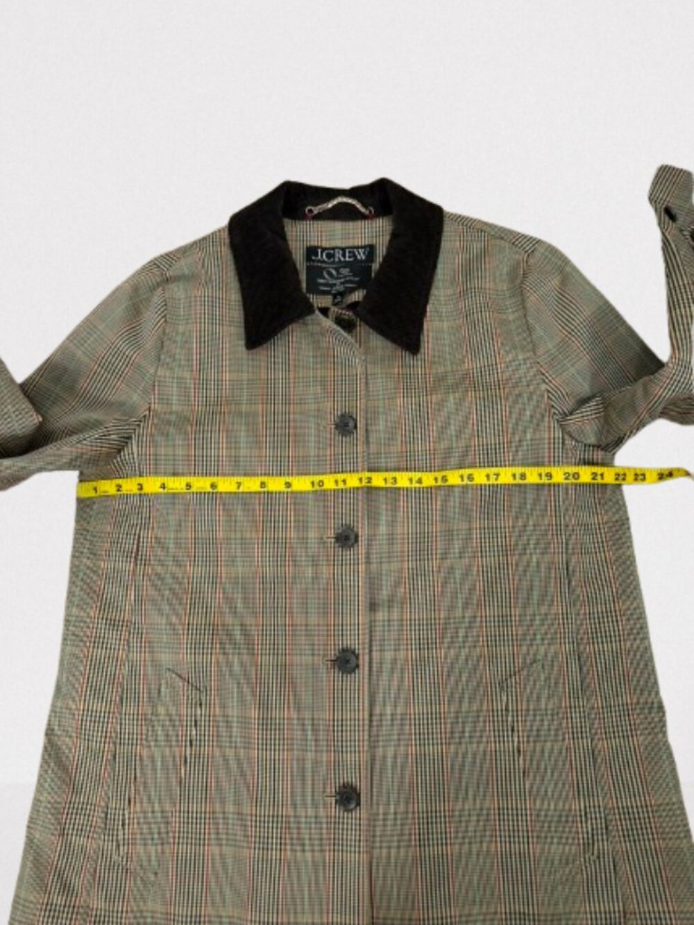 J. Crew NWOT Barn Jacket in Plaid Double Faced Cotton Size M - Picture 12 of 15
